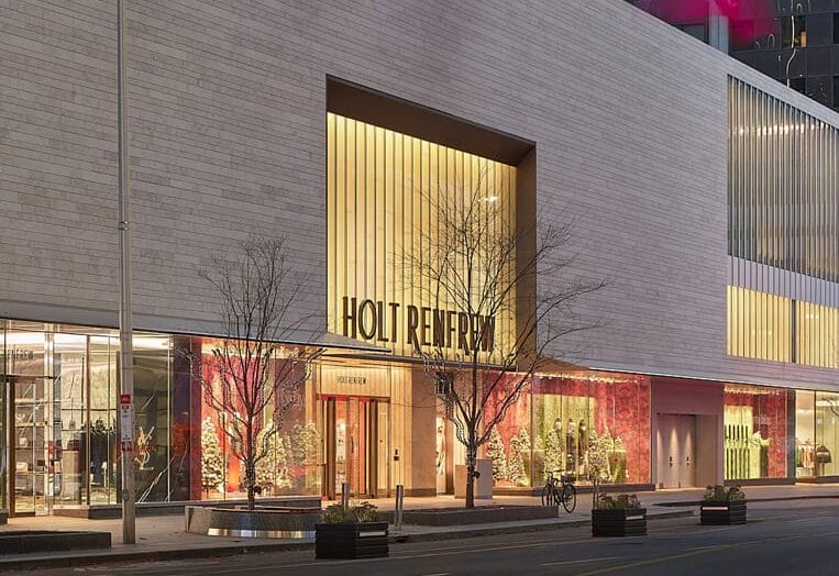 What is the most high-end department store in the Canada?