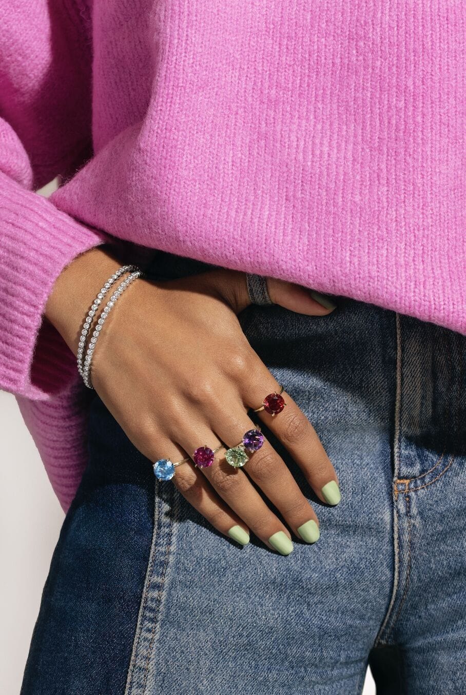 Brilliant Earth Turns Ring Pop Nostalgia into Candy Colored Fine Jewelry